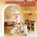 Interactive Automatic Cat Toy with 360° Rotating Feather Wand & 3 Attachments