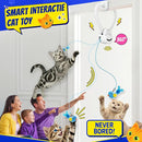 Interactive Doorway Cat Toy – Clip-On Automatic Bird & Mouse Toy for Indoor Cats