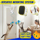 Interactive Doorway Cat Toy – Clip-On Automatic Bird & Mouse Toy for Indoor Cats