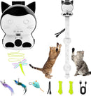 2-in-1 Automatic Cat Chase & Bounce Toy – Electric Interactive Indoor Toy