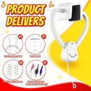 Interactive Automatic Cat Toy with 360° Rotating Feather Wand & 3 Attachments