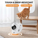 3-in-1 Automatic Laser Cat Toy with Feather Chase & Whack-a-Mole Game