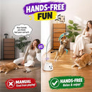 360° Automatic Flying Bird Cat Toy with Suction Cup Base & Feather Wand