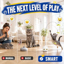 Automatic Flying Bird Cat Toy with 360° Motion & Two Speed Modes