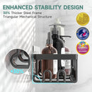 6-Piece Shower Caddy Set – Stainless Steel Bathroom Organizer