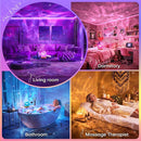 Crystal Ambient Light Projector with 16 Colors & Remote