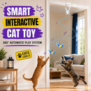 Interactive Flying Bird Cat Toy – Automatic Clip-On Toy for Indoor Cats